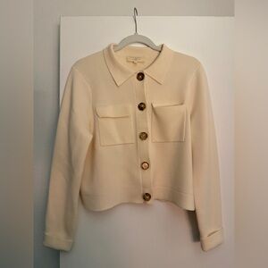 Sezane Ecru Betty Sweater